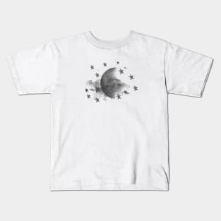 stars and the moon Kids T-Shirt